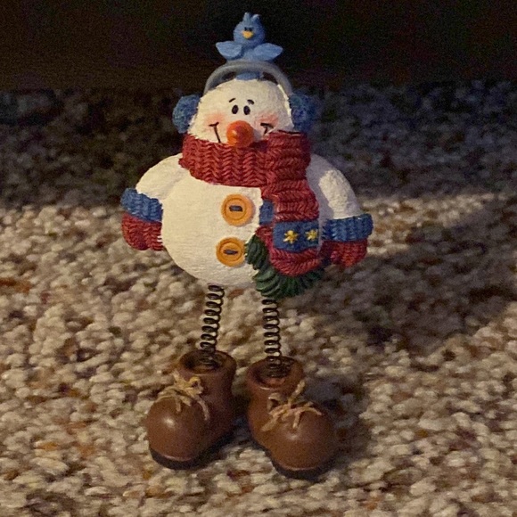 Christmas Snowman Holiday Brooch Pin - Picture 5 of 8